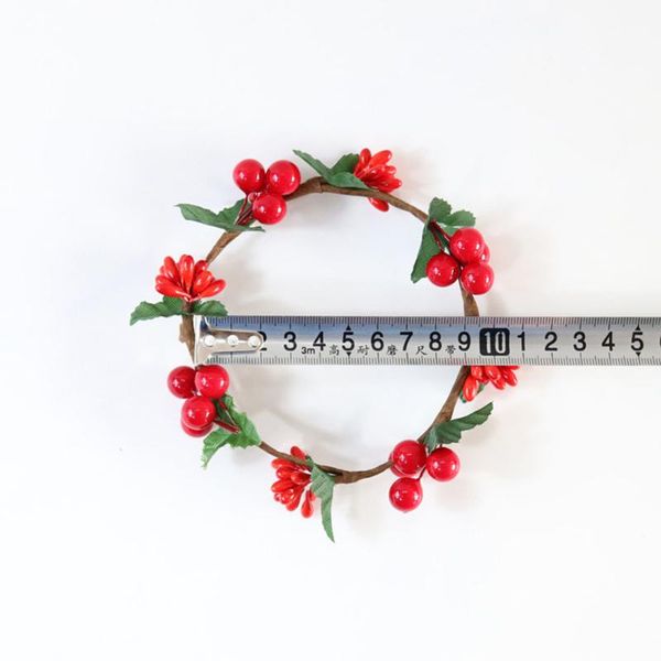 decorative flowers & wreaths 1pc christmas garland with pine needles red berry flower ring door hanging decor decoration
decorative flowers & wreaths 1pc christmas garland with pine needles red berry flower ring door hanging decor decoration