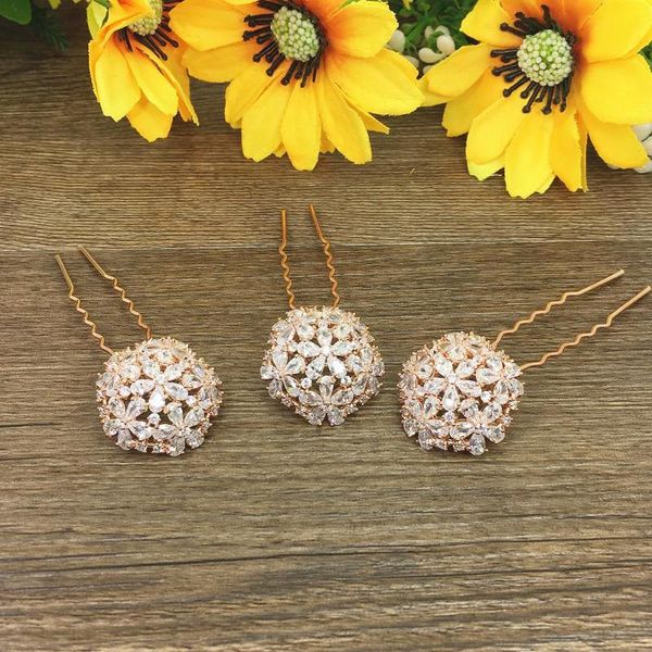 hair clips & barrettes 3pc paved zircon pins hydrangea flower hairpin cz wedding accessories bride jewelry pince cheveux wigo1258, Golden;silver
hair clips & barrettes 3pc paved zircon pins hydrangea flower hairpin cz wedding accessories bride jewelry pince cheveux wigo1258, Golden;silver