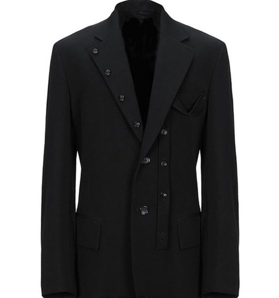 men's jackets s-6xl / spring fashion personalized large size customization buttoned loose lapel single breasted coat, Black;brown
men's jackets s-6xl / spring fashion personalized large size customization buttoned loose lapel single breasted coat, Black;brown