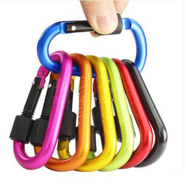 cords, slings and webbing 3pcs outdoor climbing carabiner aluminum alloy d snap clip hooks keychain 8cm locking buckle camping hiking quickd
cords, slings and webbing 3pcs outdoor climbing carabiner aluminum alloy d snap clip hooks keychain 8cm locking buckle camping hiking quickd