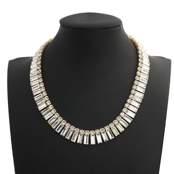 lifefontier hip hop punk chunky crystal choker necklace for women full rhinestone necklace party statement jewelry couple gifts, Golden;silver
lifefontier hip hop punk chunky crystal choker necklace for women full rhinestone necklace party statement jewelry couple gifts, Golden;silver