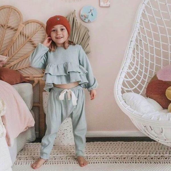 2021 children clothes sets 2pcs toddler kids girl ruffle new autumn baby cotton knitted lotus leaf lace + pants girls wx4m, White
2021 children clothes sets 2pcs toddler kids girl ruffle new autumn baby cotton knitted lotus leaf lace + pants girls wx4m, White