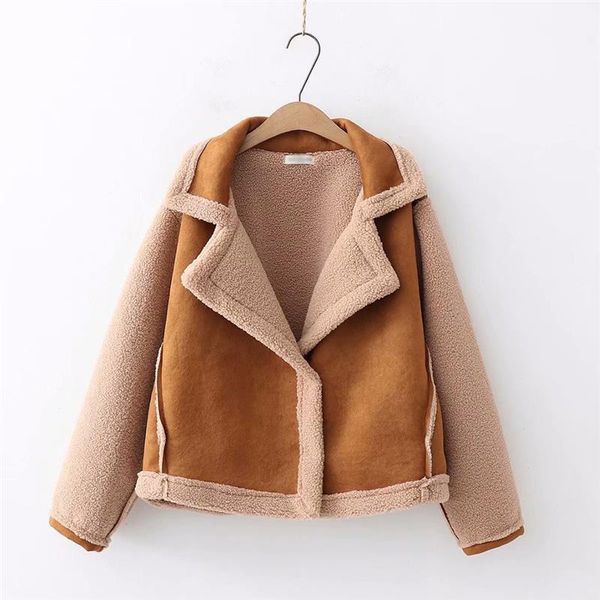 2021 jacket woman new short lamb fur outerwear korean fashion cotton coats women causal winter female jackets jm5c, Black;brown
2021 jacket woman new short lamb fur outerwear korean fashion cotton coats women causal winter female jackets jm5c, Black;brown