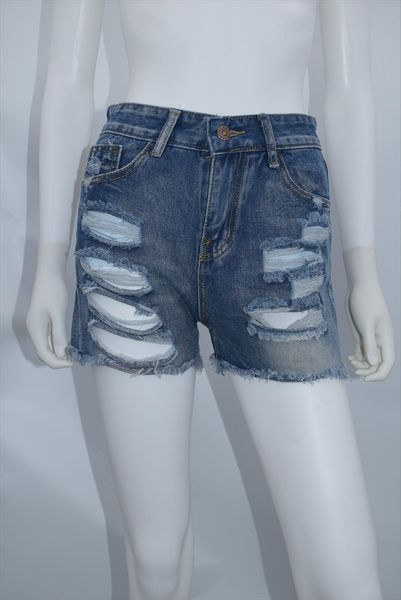 ripped fashion jean denim women shorts jeans pants ropa feminino, White;black
ripped fashion jean denim women shorts jeans pants ropa feminino, White;black