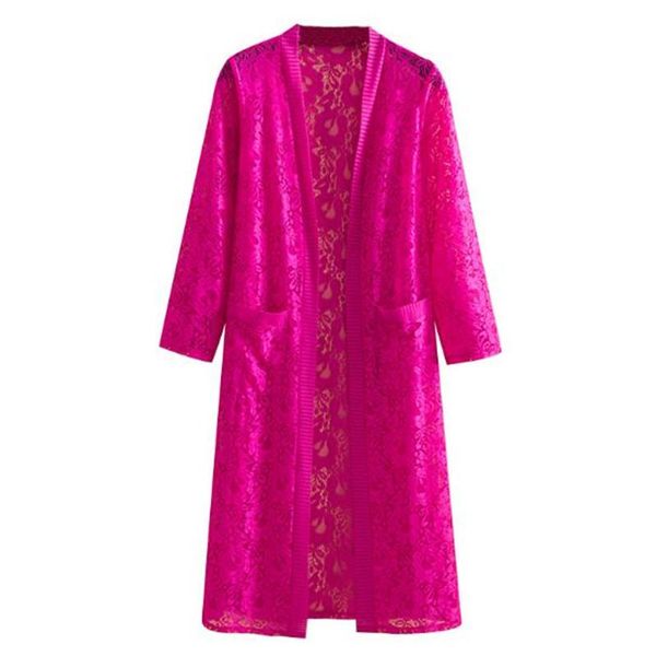 women's jackets lace shawl women loose coat summer thin sun protection clothing large size slim female jacket spring mid-length, Black;brown
women's jackets lace shawl women loose coat summer thin sun protection clothing large size slim female jacket spring mid-length, Black;brown