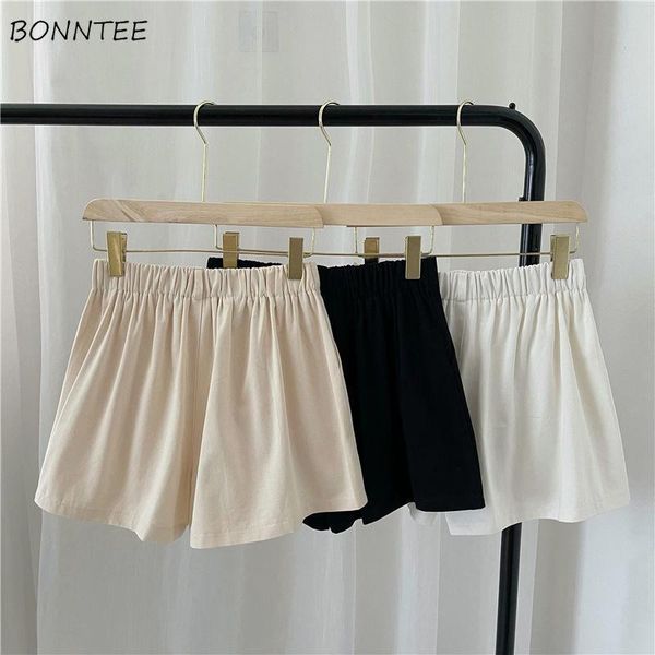 women's shorts women summer solid simple 3 colors fashion all-match streetwear comfortable elastic waist leisure causal holiday girls, White;black
women's shorts women summer solid simple 3 colors fashion all-match streetwear comfortable elastic waist leisure causal holiday girls, White;black