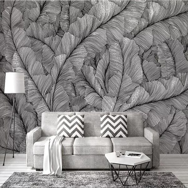 wallpapers drop custom 3d wall murals modern simple black and white line fashion feather po wallpaper waterproof sticker poster
wallpapers drop custom 3d wall murals modern simple black and white line fashion feather po wallpaper waterproof sticker poster