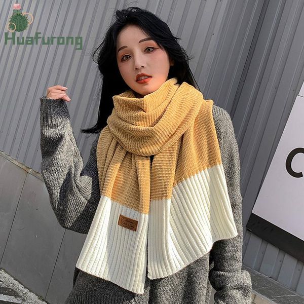 scarves huafurong autumn winter scarf female korean version patchwork student woolen yarn color matching large shawl, Blue;gray
scarves huafurong autumn winter scarf female korean version patchwork student woolen yarn color matching large shawl, Blue;gray