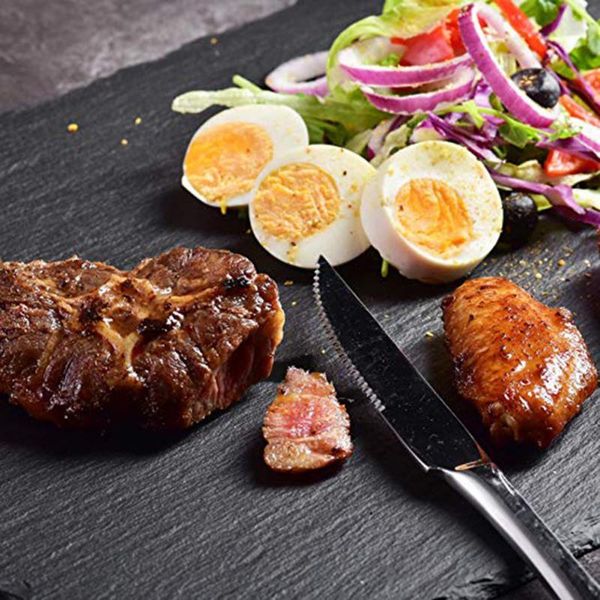 flatware sets 1pcs slate stone coasters rectangle black natural edge drink pad serving plate for home bar kitchen tool
flatware sets 1pcs slate stone coasters rectangle black natural edge drink pad serving plate for home bar kitchen tool