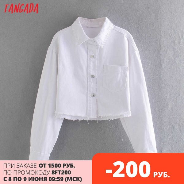 tangada women white tassel denim jacket coat turn down collar ladies oversize boy friend coat je103 210609, Black;brown
tangada women white tassel denim jacket coat turn down collar ladies oversize boy friend coat je103 210609, Black;brown