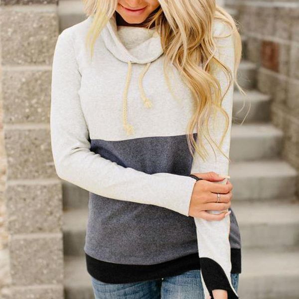 women's hoodies & sweatshirts patchwork sweatshirt long-sleeved coat fashion women casual loose long sleeve splice strappy hooded, Black
women's hoodies & sweatshirts patchwork sweatshirt long-sleeved coat fashion women casual loose long sleeve splice strappy hooded, Black