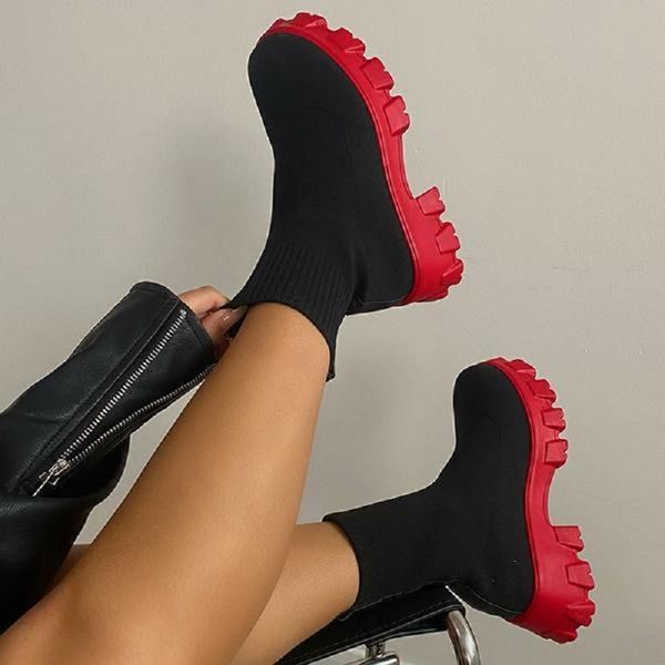woman autumn winter sneaker couple shoes women thick-soled casual net red knitted short boots women botas de mujer
woman autumn winter sneaker couple shoes women thick-soled casual net red knitted short boots women botas de mujer
