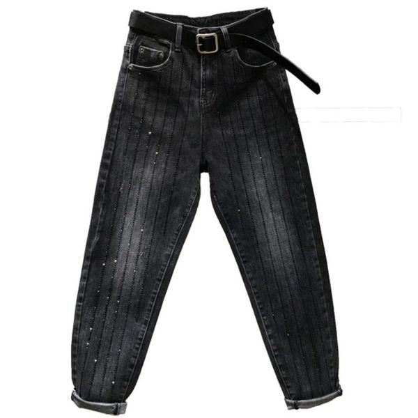 women's jeans denim women harem beading diamond boyfriend for spring autumn 2021 black pants, Blue
women's jeans denim women harem beading diamond boyfriend for spring autumn 2021 black pants, Blue