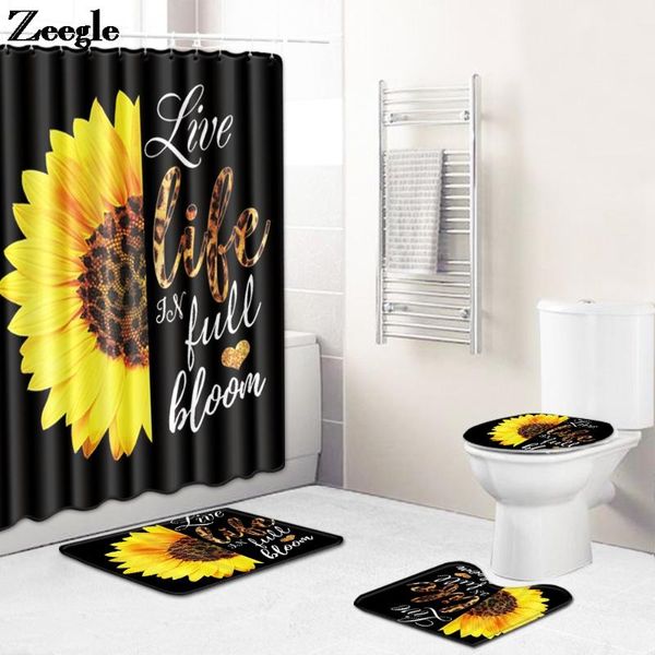 bath mats printed home decor mat and waterproof shower curtain set room decoration with hooks
bath mats printed home decor mat and waterproof shower curtain set room decoration with hooks