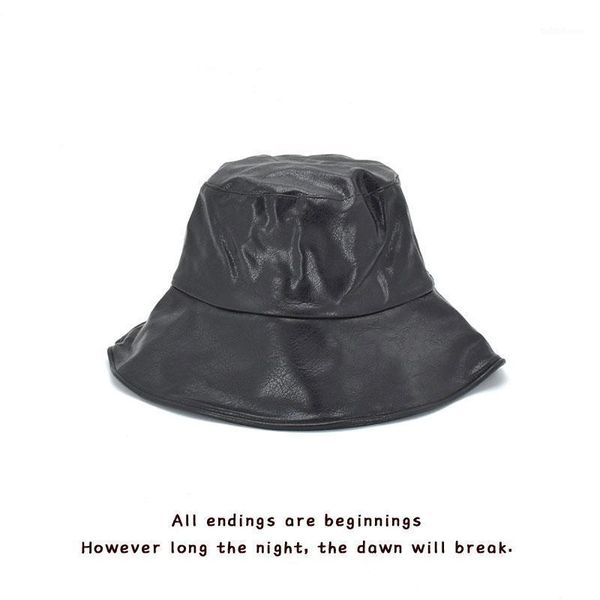 new fashion pu bucket hat leather fishing cap soild foldable hiking hat hip-hop street waterproof panama for women and men1, Blue;gray
new fashion pu bucket hat leather fishing cap soild foldable hiking hat hip-hop street waterproof panama for women and men1, Blue;gray