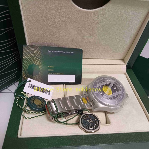 2 color with original box n factory 126660 watch men's 44mm black dial ceramic bezel 116660 blue 904l steel bracelet noobf cal.2813 mov, Slivery;brown
2 color with original box n factory 126660 watch men's 44mm black dial ceramic bezel 116660 blue 904l steel bracelet noobf cal.2813 mov, Slivery;brown