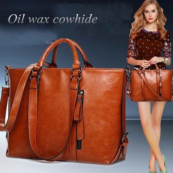 evening bags women handbag oil wax leather shoulder bag solid casual tote fashion brand
evening bags women handbag oil wax leather shoulder bag solid casual tote fashion brand