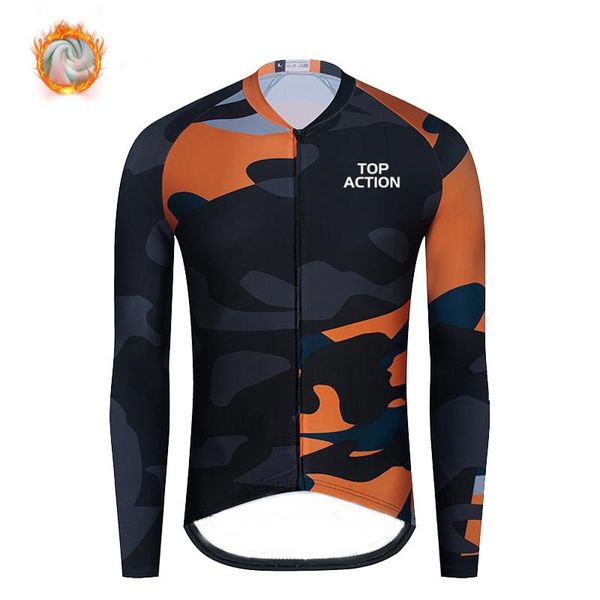 2021 winter thermal fleece men bicycle long sleeve cycling jersey clothing pro team outdoor mountain road uniform bike triathlon, Black;red 
2021 winter thermal fleece men bicycle long sleeve cycling jersey clothing pro team outdoor mountain road uniform bike triathlon, Black;red