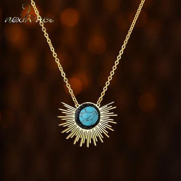 nextvance gold sector necklace stainless steel green stone pendant necklace for girlfriend women gift bijoux jewellery, Silver
nextvance gold sector necklace stainless steel green stone pendant necklace for girlfriend women gift bijoux jewellery, Silver