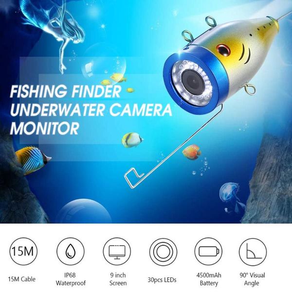 15m cable 1000tvl underwater fishing camera 30 leds 360 degree rotating camera fish finder 9 inch lcd monitor
15m cable 1000tvl underwater fishing camera 30 leds 360 degree rotating camera fish finder 9 inch lcd monitor