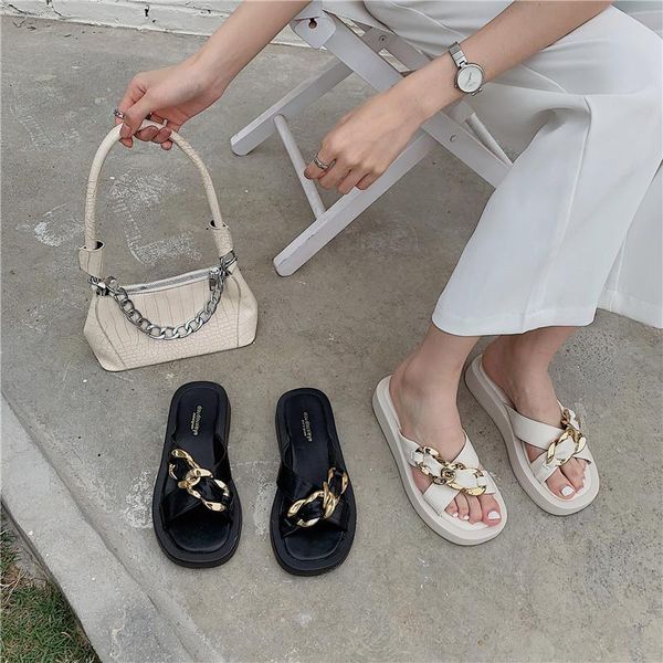slippers thick-soled women summer wear mid-heel fashion fairy style open toe korean slope with sandals and, Black
slippers thick-soled women summer wear mid-heel fashion fairy style open toe korean slope with sandals and, Black