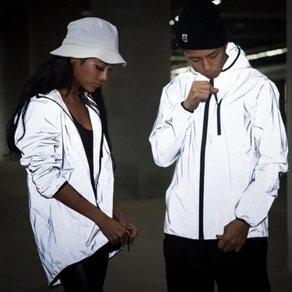 Noctilucent Streetwear men's reflective et women windbreaker casual hip hop Hooded coats mens streetwear night shiny ets, Black;brown
Noctilucent Streetwear men's reflective et women windbreaker casual hip hop Hooded coats mens streetwear night shiny ets, Black;brown
