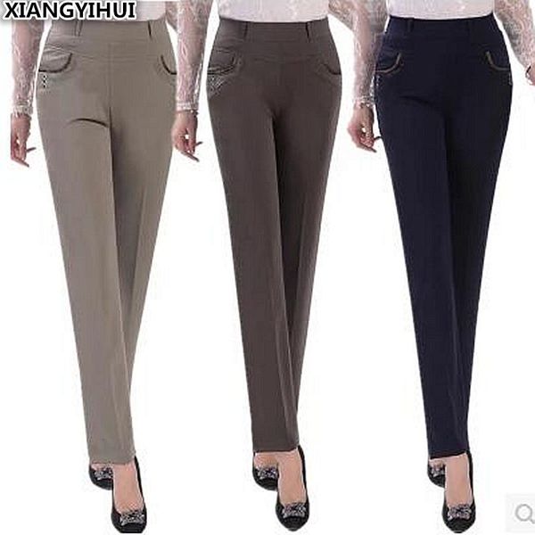 women's pants & capris the elderly female plus size trousers mother warm season and thicken elastic waist streetwear women high, Black;white
women's pants & capris the elderly female plus size trousers mother warm season and thicken elastic waist streetwear women high, Black;white