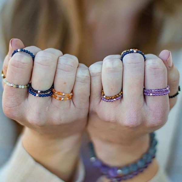 cluster rings 2 mm bohemian handmade natural stone women with stainless steel bead section beads stretch rope wedding ring adjustable, Golden;silver
cluster rings 2 mm bohemian handmade natural stone women with stainless steel bead section beads stretch rope wedding ring adjustable, Golden;silver