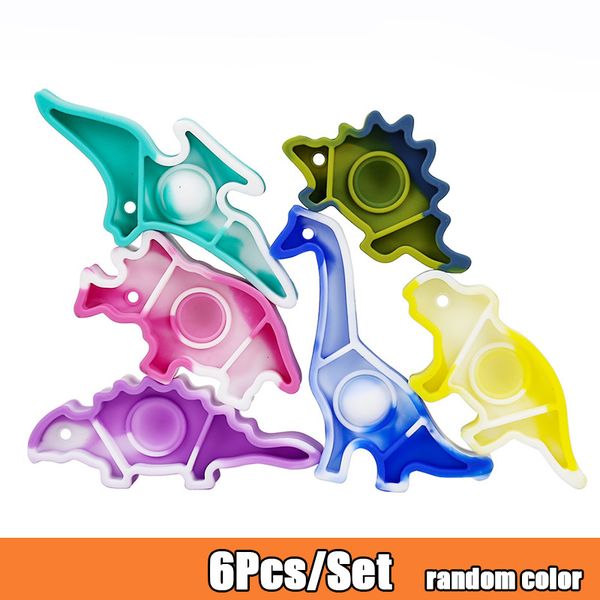 Silicone Building Blocks Dinosaur Childrens Desktop Educational Toy Rainbow Color Set Silica gel Animal Shape Jenga
Silicone Building Blocks Dinosaur Childrens Desktop Educational Toy Rainbow Color Set Silica gel Animal Shape Jenga