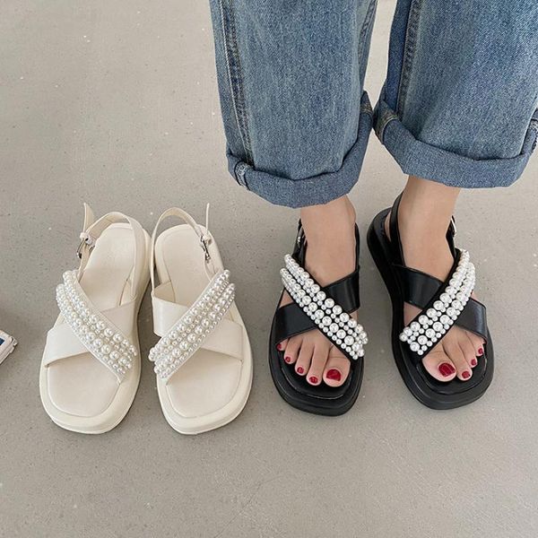 sandals beach shoes women's for the summer woman flats women 2021 platform sandal fashion solid, Black
sandals beach shoes women's for the summer woman flats women 2021 platform sandal fashion solid, Black