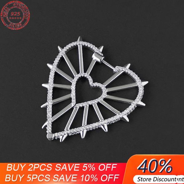 stud s925 sterling silver love temperament pierced rivet earrings female personality fashion punk style luxury monaco jewelry, Golden;silver
stud s925 sterling silver love temperament pierced rivet earrings female personality fashion punk style luxury monaco jewelry, Golden;silver