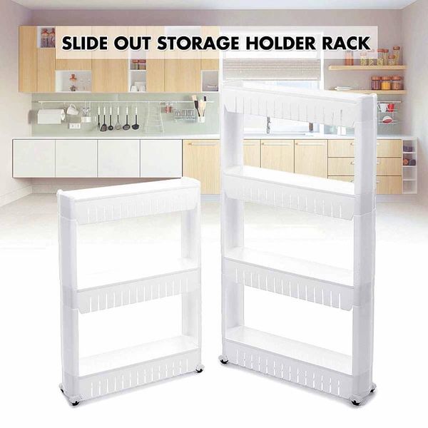 3/4 layer gap kitchen storage shelf rack slim slide tower movable assemble with wheels bathroom accessories kitchen organizer
3/4 layer gap kitchen storage shelf rack slim slide tower movable assemble with wheels bathroom accessories kitchen organizer
