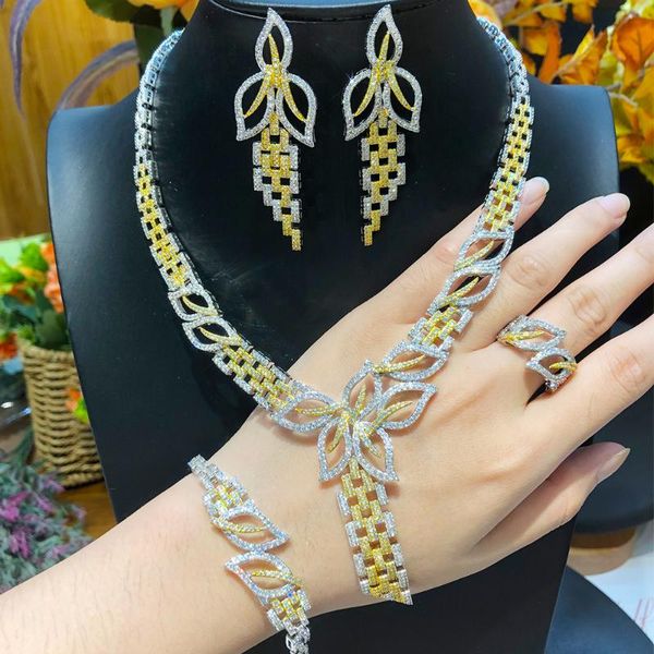 earrings & necklace kellybola luxury dubai bridal wedding jewelry bracelet ring set ladies cubic zircon cz boutique 4pcs, Silver
earrings & necklace kellybola luxury dubai bridal wedding jewelry bracelet ring set ladies cubic zircon cz boutique 4pcs, Silver