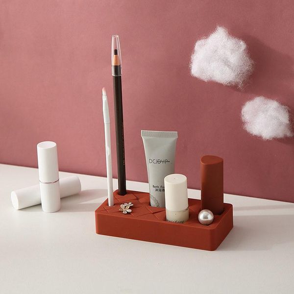 storage boxes & bins makeup box silicone lipstick rack cosmetic organizer case brush nail polish holder deskjewelry make up container
storage boxes & bins makeup box silicone lipstick rack cosmetic organizer case brush nail polish holder deskjewelry make up container