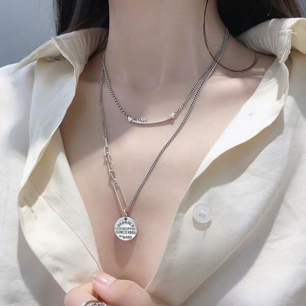 factory wholesale s925 sterling silver personalized letter round brand necklace minority design ins simple version overlapping clavicle chai
factory wholesale s925 sterling silver personalized letter round brand necklace minority design ins simple version overlapping clavicle chai