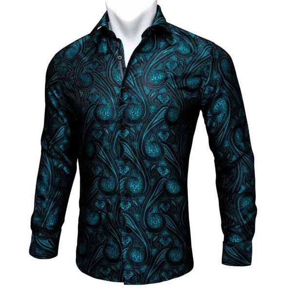 barry.wang teal paisley floral silk shirts men autumn long sleeve casual flower shirts for men designer fit dress shirt bcy-05 210708, White;black
barry.wang teal paisley floral silk shirts men autumn long sleeve casual flower shirts for men designer fit dress shirt bcy-05 210708, White;black