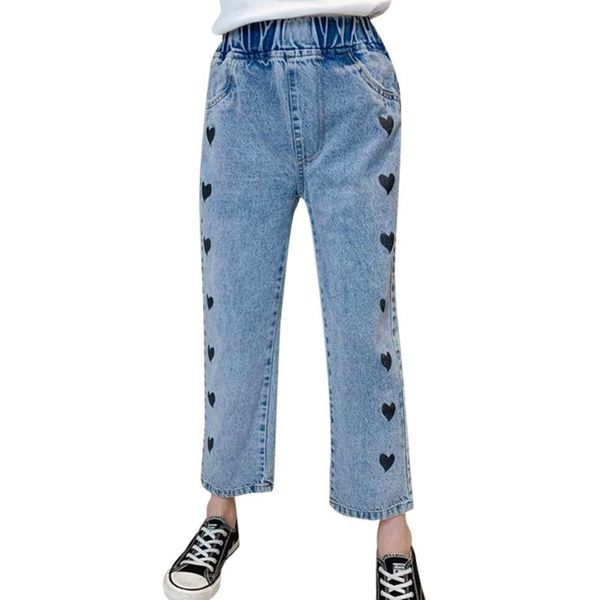 jeans girls heart pattern children's for girl casual style kid spring autumn clothes 6 8 10 12 14, Blue
jeans girls heart pattern children's for girl casual style kid spring autumn clothes 6 8 10 12 14, Blue