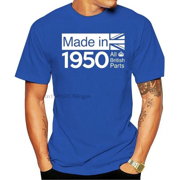 men's t-shirts t-shirt 1950 british parts - 66th birthday mens gift presentss homme, White;black
men's t-shirts t-shirt 1950 british parts - 66th birthday mens gift presentss homme, White;black