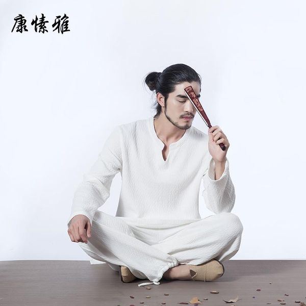 men yoga set tai chi meditation uniforms cotton linen loose yoga pant shirt tai ji martial arts exercise casual set suit, White;red
men yoga set tai chi meditation uniforms cotton linen loose yoga pant shirt tai ji martial arts exercise casual set suit, White;red