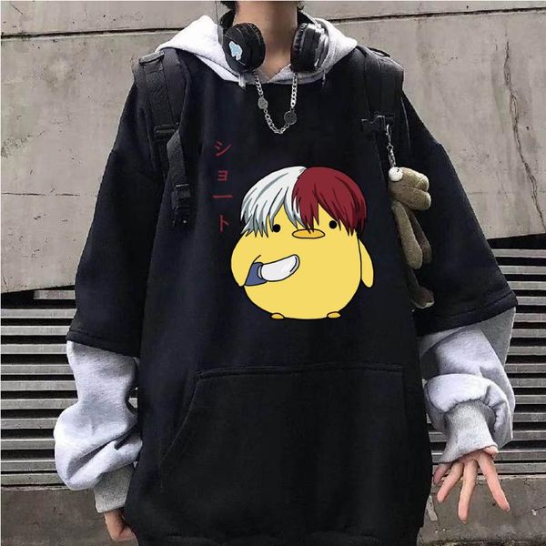 men's hoodies & sweatshirts funny japanese anime my hero academia patchwork hoodie cartoon cute shouto todoroki men women long sleeve s, Black
men's hoodies & sweatshirts funny japanese anime my hero academia patchwork hoodie cartoon cute shouto todoroki men women long sleeve s, Black