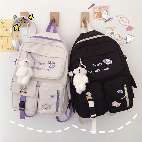 backpack original design schoolbag female korean high school students junior student simple versatile large capacity
backpack original design schoolbag female korean high school students junior student simple versatile large capacity