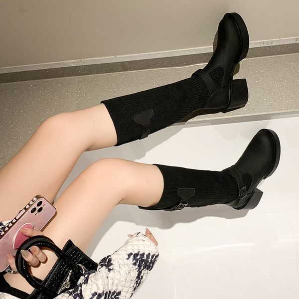boots 2022 round toe platform women knee slip on casual chunky heel long footware buckle black for
boots 2022 round toe platform women knee slip on casual chunky heel long footware buckle black for