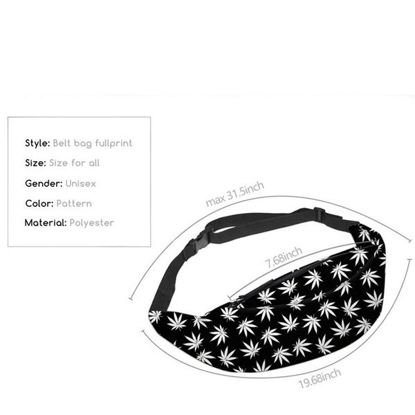 fashion print waist pack belt money bag pouch travel sport hip purse men women bum bag
fashion print waist pack belt money bag pouch travel sport hip purse men women bum bag