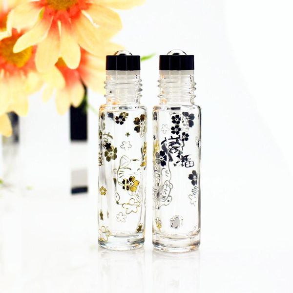 storage bottles & jars 20pcs/lot 10ml thick glass roll on bottle with stainless steel ball perfume roller essential oil container sample tes
storage bottles & jars 20pcs/lot 10ml thick glass roll on bottle with stainless steel ball perfume roller essential oil container sample tes