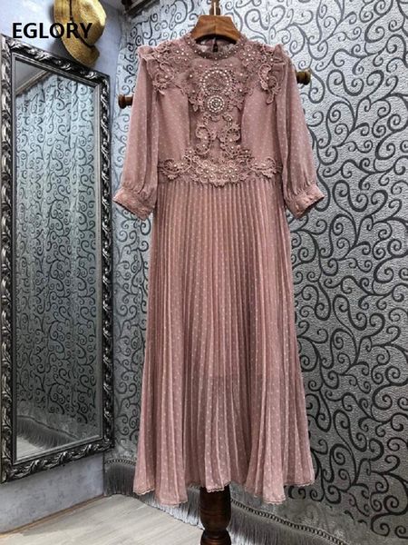 casual dresses est fashion designer dress 2021 spring summer women hand made beading lace patchwork mid-calf pink grey pleated vintage, Black;gray
casual dresses est fashion designer dress 2021 spring summer women hand made beading lace patchwork mid-calf pink grey pleated vintage, Black;gray