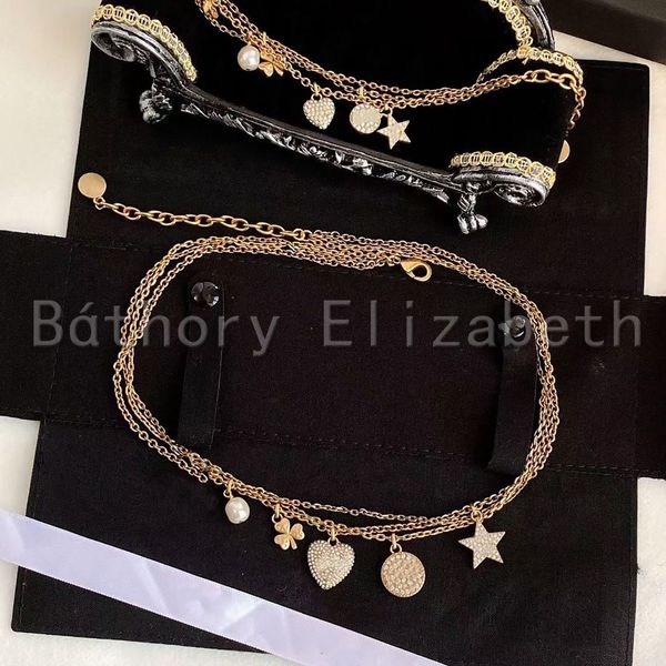 fashion chain brand party vintage 2021 necklace bracelet set jewelry fine women heart/pearl/star/lucky clover pendant choker, Red;brown
fashion chain brand party vintage 2021 necklace bracelet set jewelry fine women heart/pearl/star/lucky clover pendant choker, Red;brown