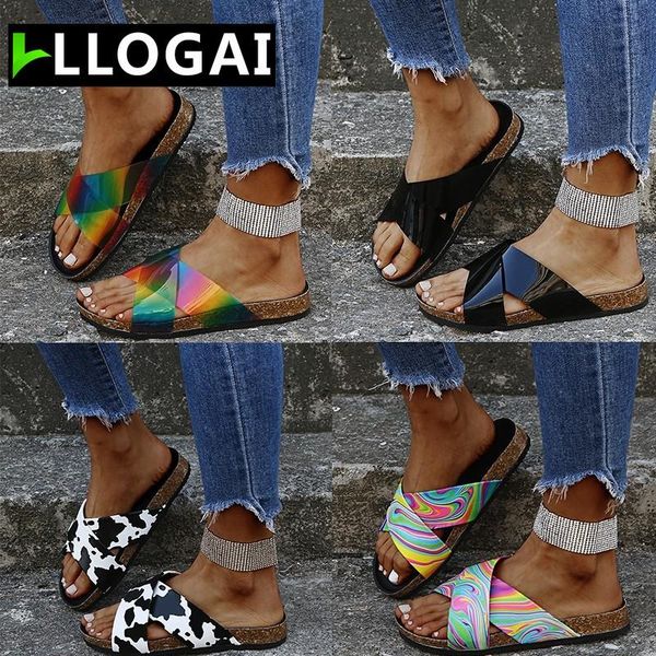 llogai fashion cows print slippers women summer flat sandals open toe ladies shoes low heels beach slides women flip flops, Black
llogai fashion cows print slippers women summer flat sandals open toe ladies shoes low heels beach slides women flip flops, Black