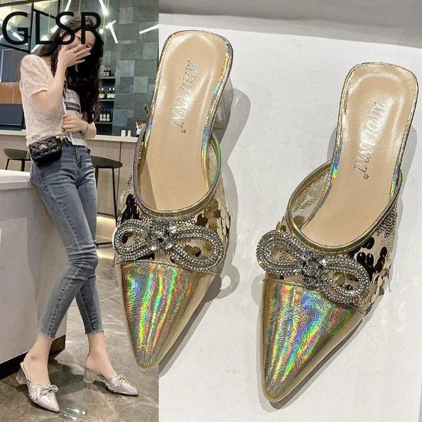 slippers high-heeled shoes lady glitter slides womens outdoor fashion cover toe low square heel pantofle jelly luxury block 2021, Black
slippers high-heeled shoes lady glitter slides womens outdoor fashion cover toe low square heel pantofle jelly luxury block 2021, Black