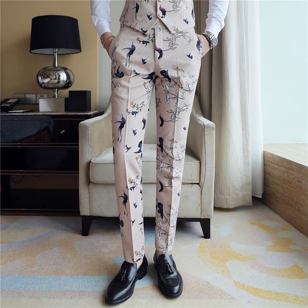 2021 new spring floral print businesses ny casual men wedding pants performing male club singer 7iv9, Black
2021 new spring floral print businesses ny casual men wedding pants performing male club singer 7iv9, Black