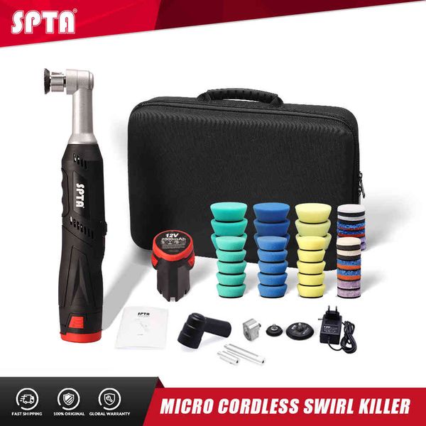 spta 12v micro cordless swirl killer ro/da mini car polisher with extension shaft for polishing
spta 12v micro cordless swirl killer ro/da mini car polisher with extension shaft for polishing